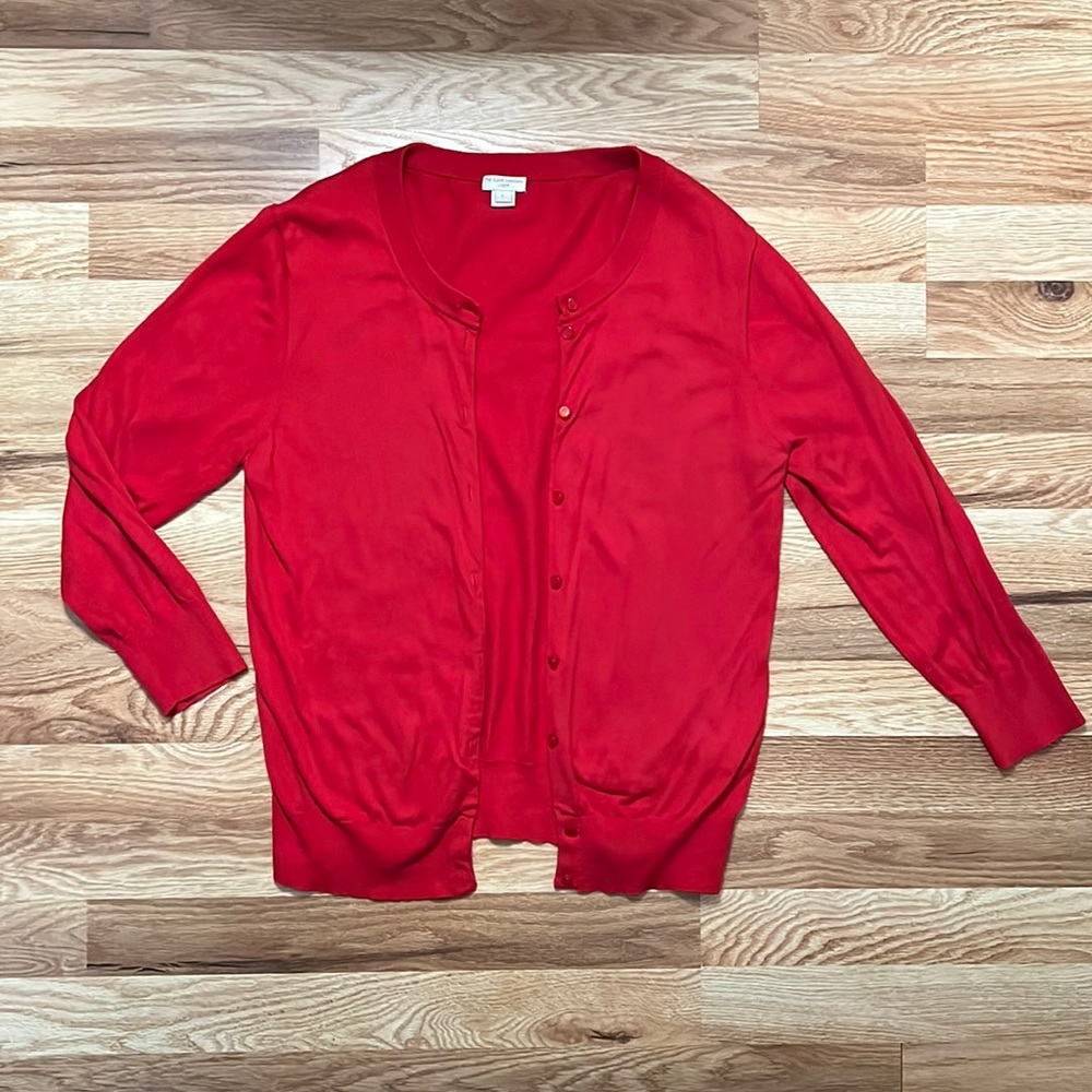 JCrew Women’s Cardigan | Large, 100% Cotton, Gently Used
